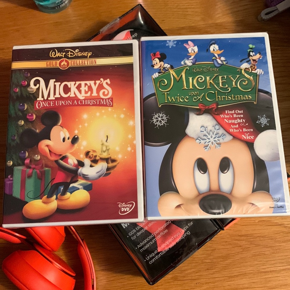 Sealed Mickeys once & twice upon a Christmas